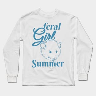 Feral Girl Summer Long Sleeve T-Shirt